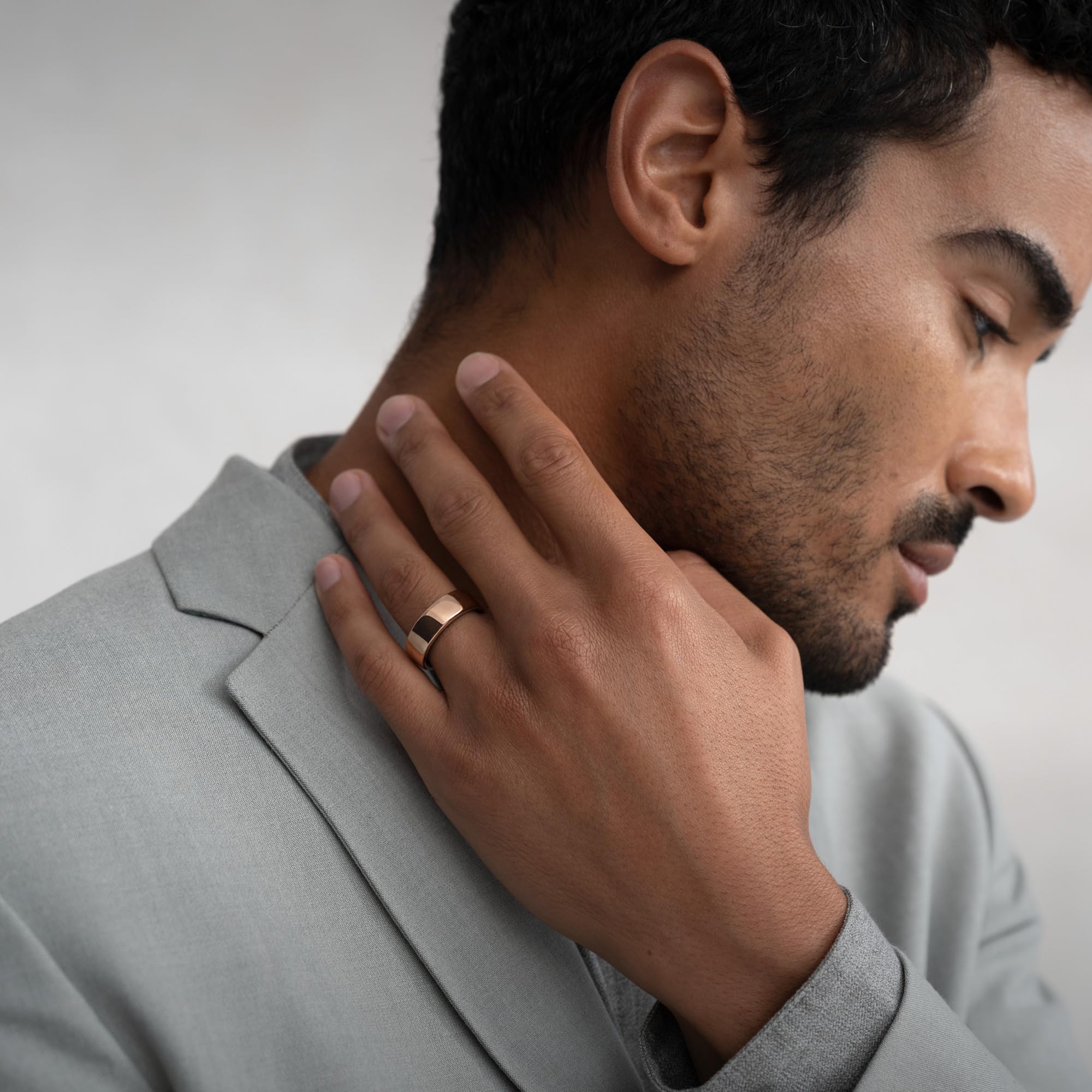 Oura Gen3 Horizon Connected Ring - Size 12, Rose Gold | Sleep